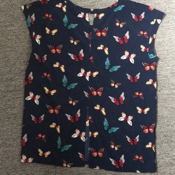 Abercrombie & Fitch slit back blouse - Picture 4 of 5